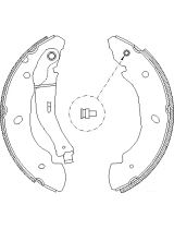 REMSA 410700 Колодки дисковые