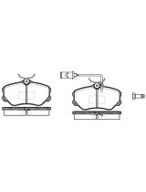 Stellox 316 002B-SX Колодки дисковые передние, с антискрипящими пластинами