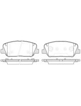 REMSA 1398.12 Колодки дисковые	передние