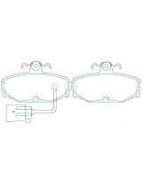 Stellox 216 012-SX Колодки дисковые задние