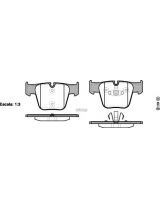 REMSA 121800 Колодки дисковые