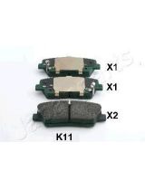 Japanparts PP-K11AF Колодки дисковые задние