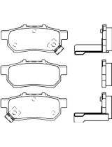 Stellox 244 002-SX Колодки дисковые задние