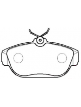 HSB HP8557 Колодки дисковые