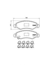 BREMBO P79015 Колодки дисковые