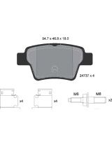 Textar 2473701 Колодки дисковые