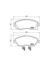 BREMBO P59036 Колодки дисковые