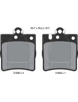 Textar 2189801 Колодки дисковые