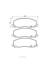 BREMBO P59058 Колодки дисковые