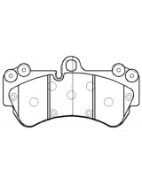 HSB HP8544 Колодки дисковые