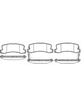 Stellox 225 022-SX Колодки дисковые задние