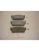 Japanparts PP-124AF Колодки дисковые задние