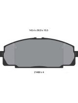 Textar 2146801 Колодки дисковые