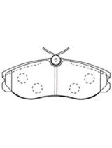 HSB HP9785 Колодки дисковые