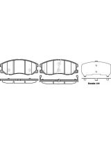 REMSA 126112 Колодки дисковые