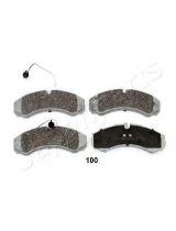 Japanparts PP-100AF Колодки дисковые задние