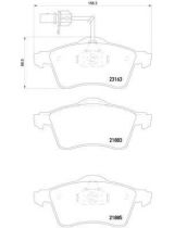 Textar 2188501 Колодки дисковые передние