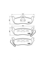BREMBO P37011 Колодки дисковые