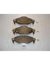 Japanparts PA-204AF Колодки дисковые передние
