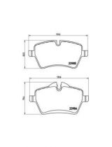 BREMBO P06051 Колодки дисковые передние