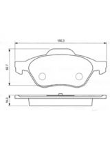 BOSCH 0 986 494 034 Колодки дисковые передние