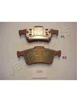 Japanparts PP-138AF Колодки дисковые задние