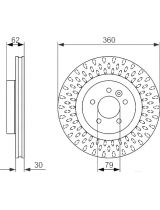 BOSCH 0 986 479 578 Тормозной диск передний
