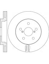 NiBK RN1471 Тормозной диск передний