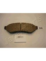 Japanparts PP-W01AF Колодки дисковые задние