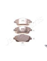 Japanparts PA-206AF Колодки дисковые передние