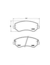 BREMBO P37007 Колодки дисковые
