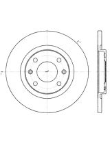 Stellox 6020-1925-SX Тормозной диск передний