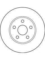 TRW DF4877 Тормозной диск передний