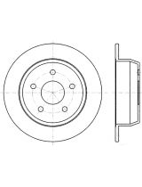 Stellox 6020-9304-SX Тормозной диск задний
