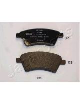 Japanparts PA-801AF Колодки дисковые передние