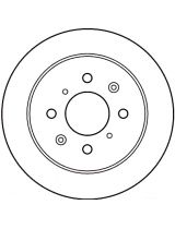 TRW DF4191 Тормозной диск задний