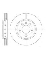 REMSA 6646.10 Тормозной диск задний
