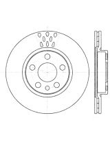 Stellox 6020-1923V-SX Тормозной диск передний