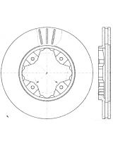 Stellox 6020-9941V-SX Тормозной диск передний