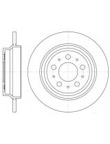 REMSA 6620.00 Тормозной диск задний
