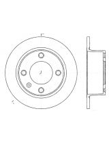 Stellox 6020-1920-SX Тормозной диск задний