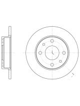 REMSA 6110.00 Тормозной диск задний