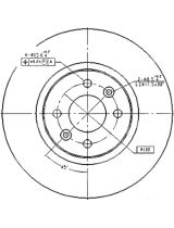 Patron PBD4110 Тормозной диск передний
