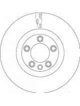 TRW DF6772S Тормозной диск передний