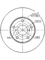 Patron PBD4161 Тормозной диск передний