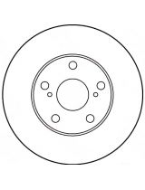 TRW DF1431 Тормозной диск передний