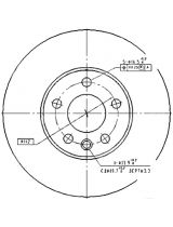 Patron PBD4323 Тормозной диск передний
