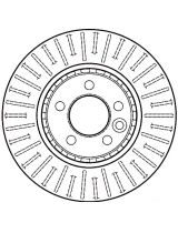TRW DF4202 Тормозной диск передний