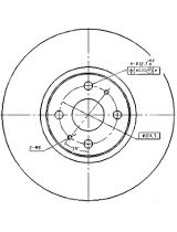 Patron PBD4158 Тормозной диск передний