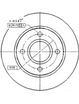 Patron PBD2752 Тормозной диск передний